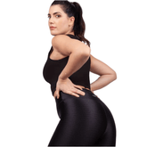 Black leggings 3D texture for micro massage